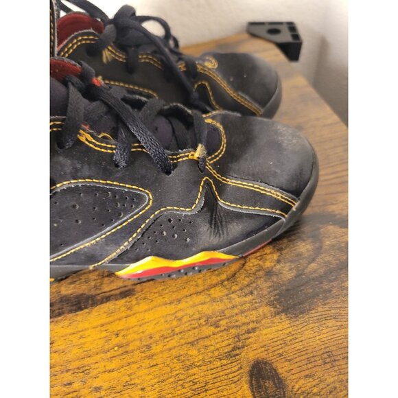 Jordan 7 Retro 2022 Mid Black And Gold Citrus 13C  Sneaker Basketball Athletic - Picture 5 of 8